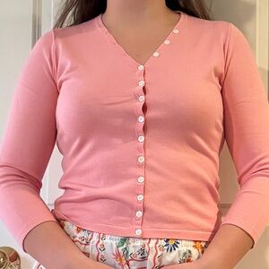 Vintage Bumble Gum Pink Lilly Pulitzer Cardigan